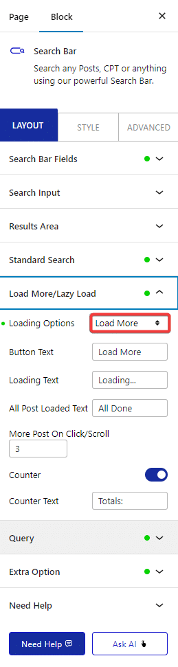 How to Add Ajax Load More Button to Search Results in WordPress?