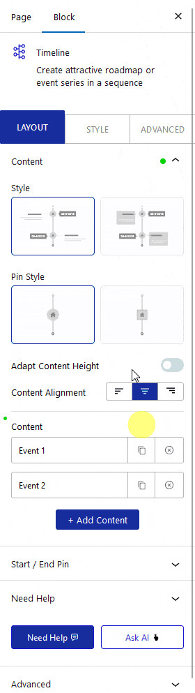 How to Add a Button in WordPress Timeline?
