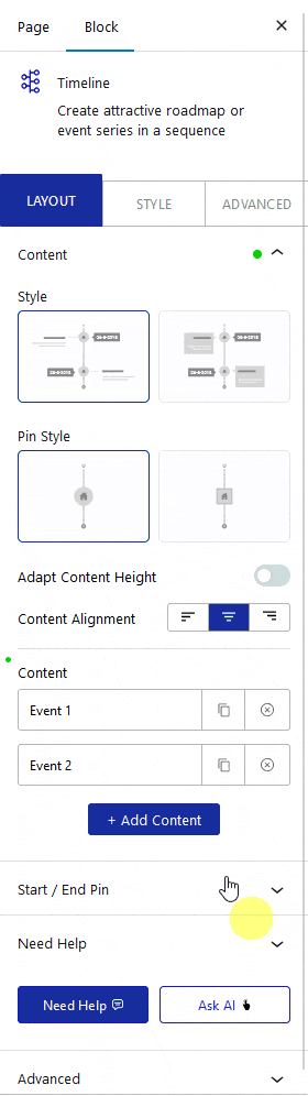 How to Use a WordPress Pattern in a Timeline?