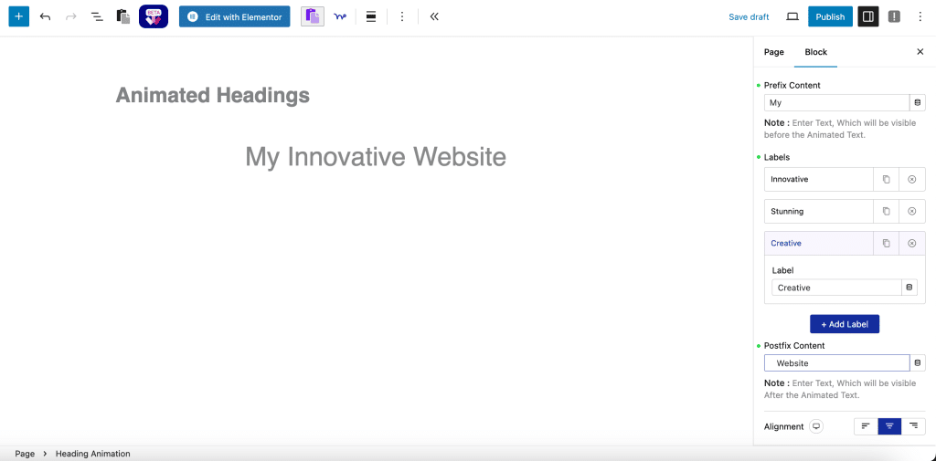How to Add Text Animation in WordPress [with Plugin Method]