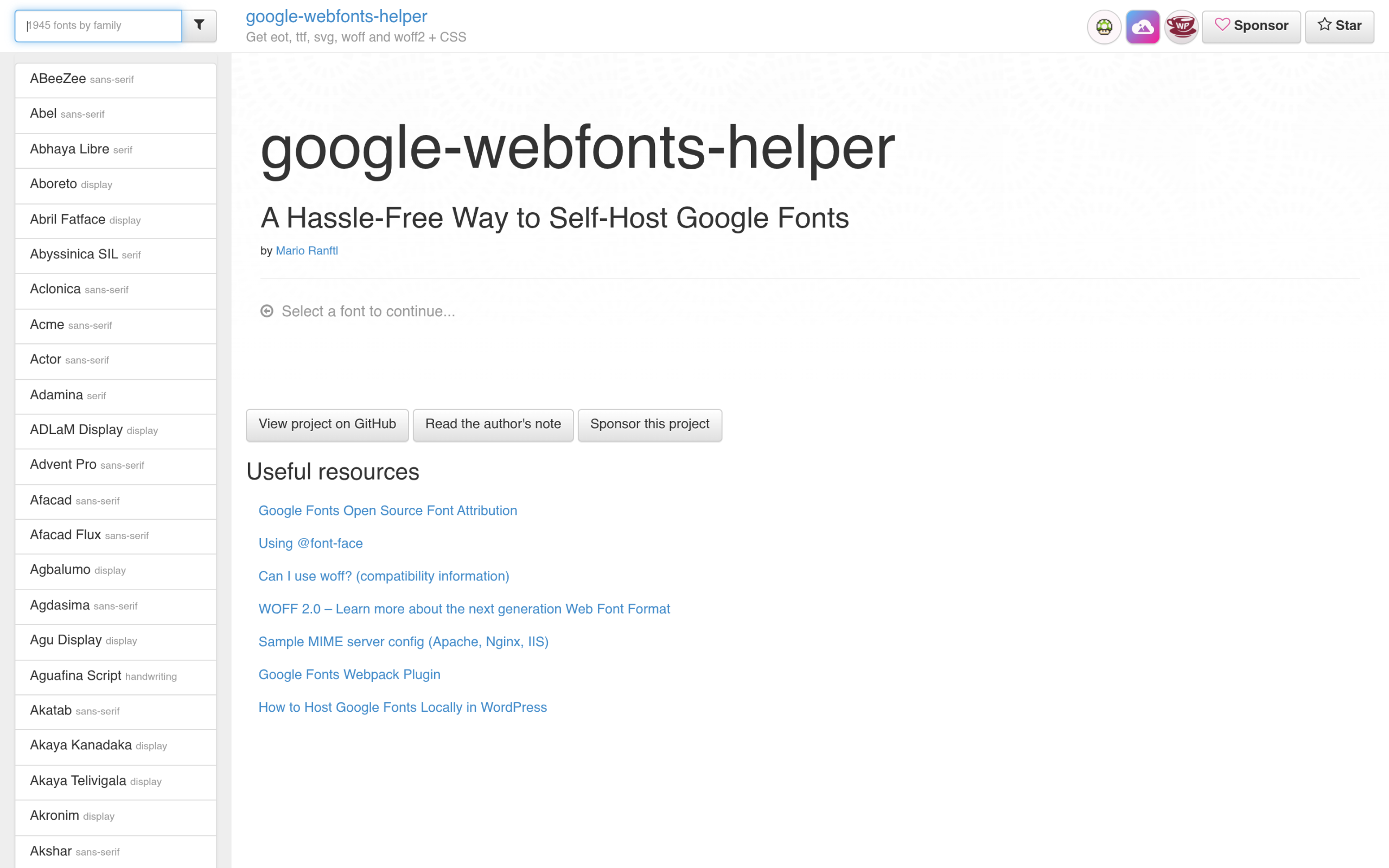 How to Host Google Fonts Locally in WordPress (3 Proven Ways) google-webfonts-helper tool for downloading Google Fonts to self-host