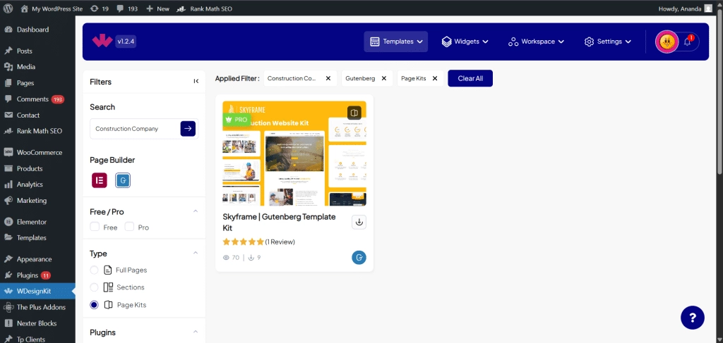 How to Create Construction Company Website Using WordPress in 15 Minutes