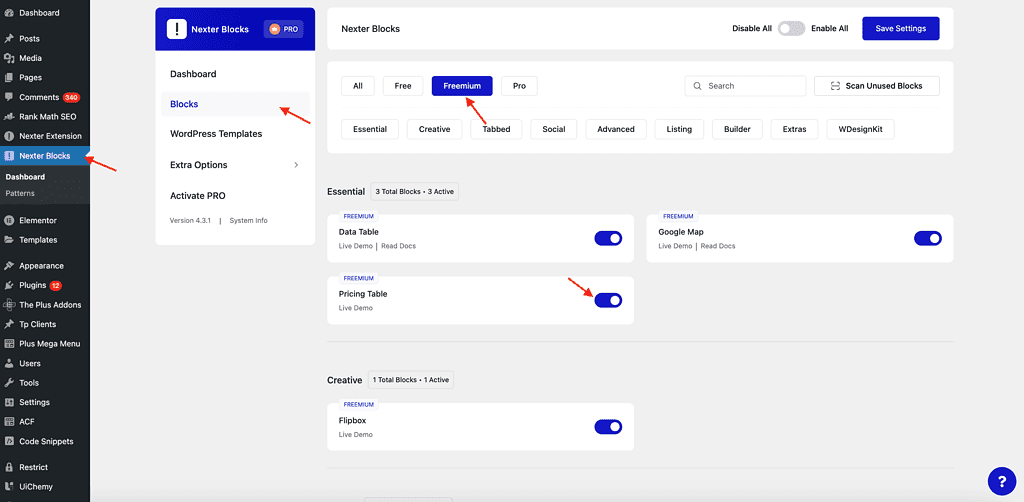 How to Create Multi Column Pricing Table in WordPress (Gutenberg)