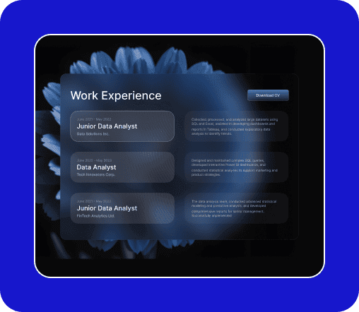 Glassmorphism Effects for WordPress vital-organs-card