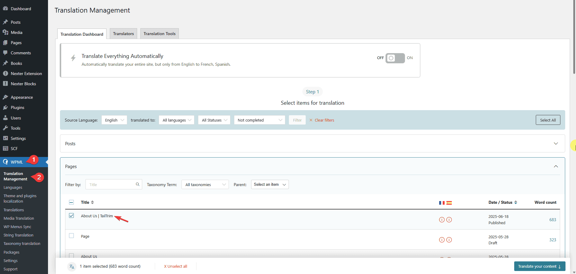 How to Create a Multilingual Website with Nexter Theme and WPML?