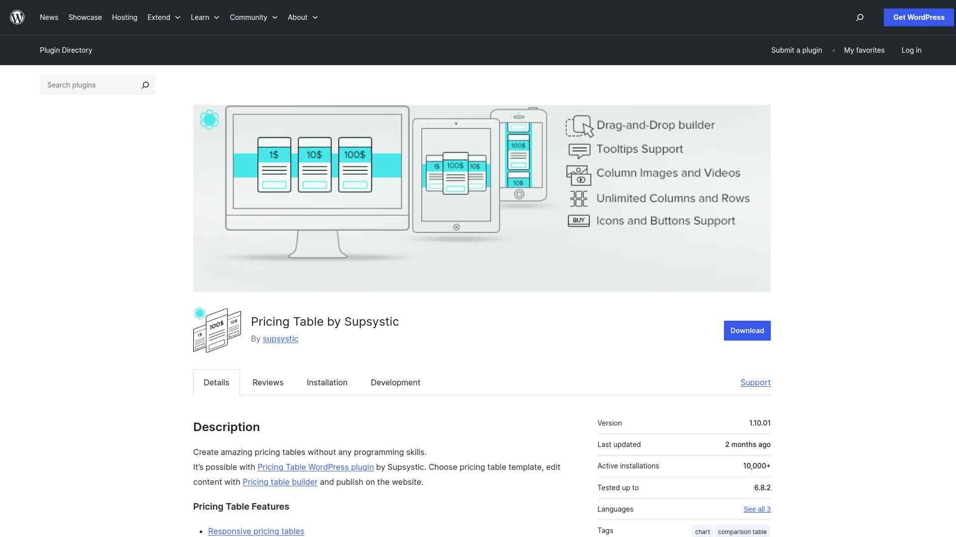 5 Best Table Plugins for WordPress Compared