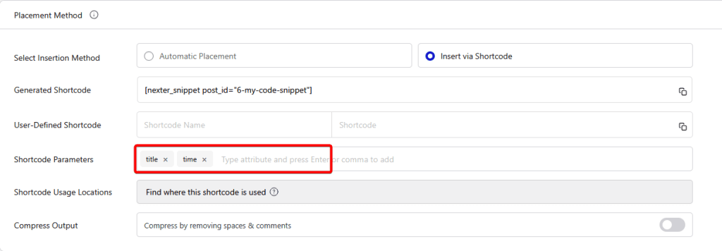How to Add Shortcode Parameters in Code Snippets? How to Add Shortcode Parameters in Code Snippets?
