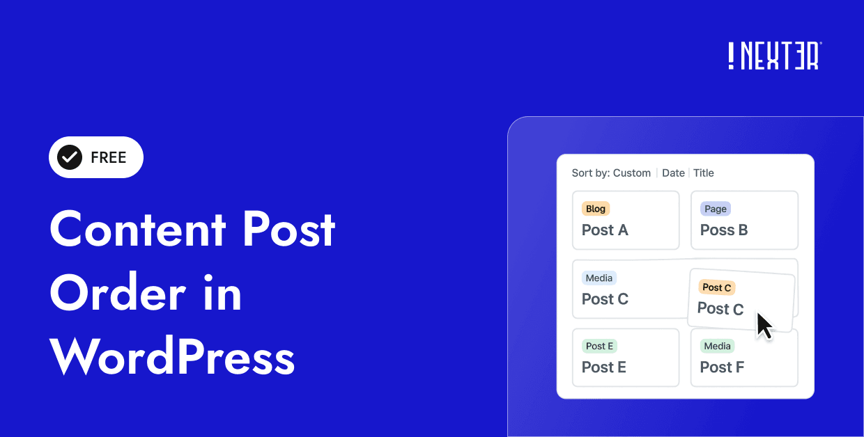 Content Post Order in WordPress