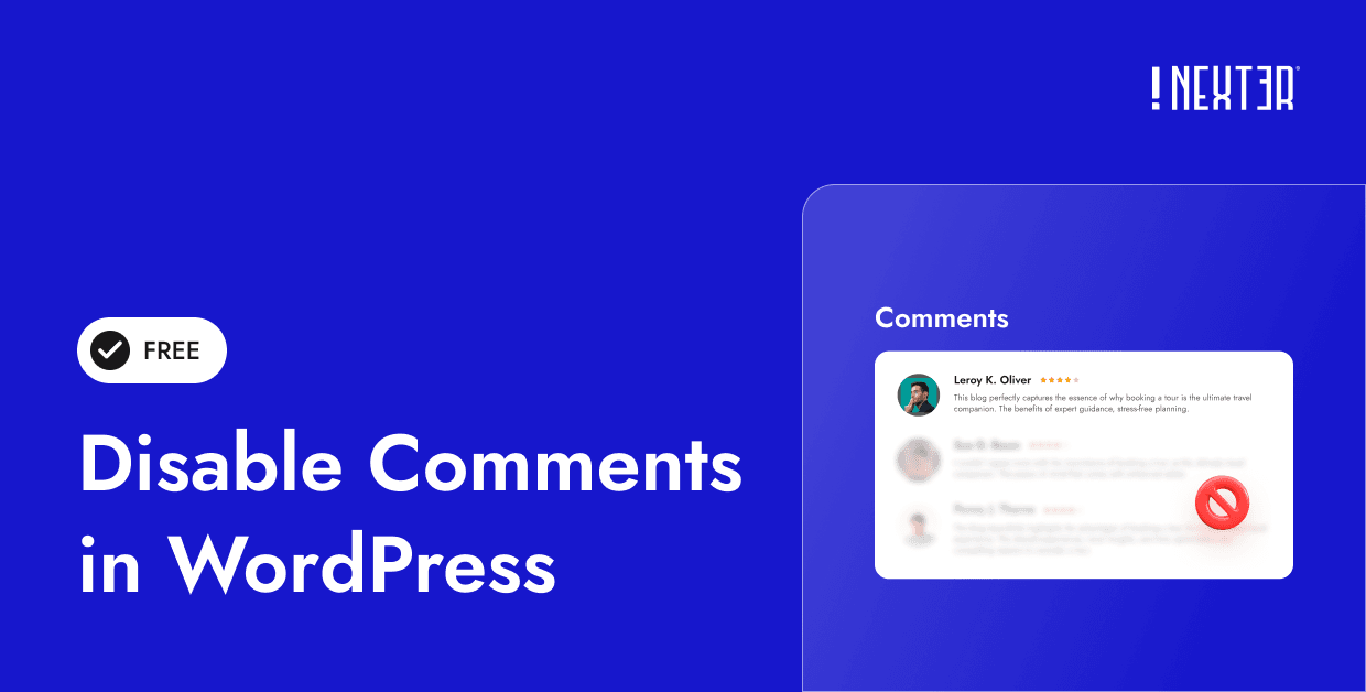 Disable Comments in WordPress