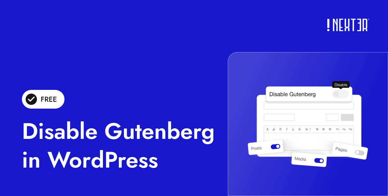 Disable Gutenberg in WordPress