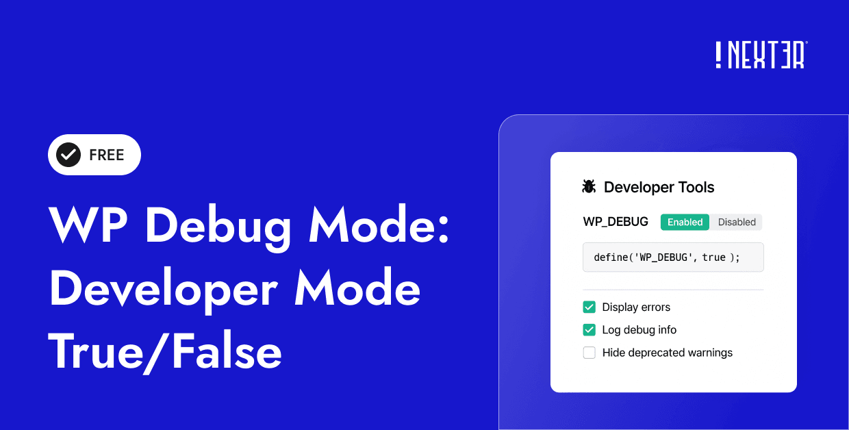 One-Click Enable WordPress Debug Mode