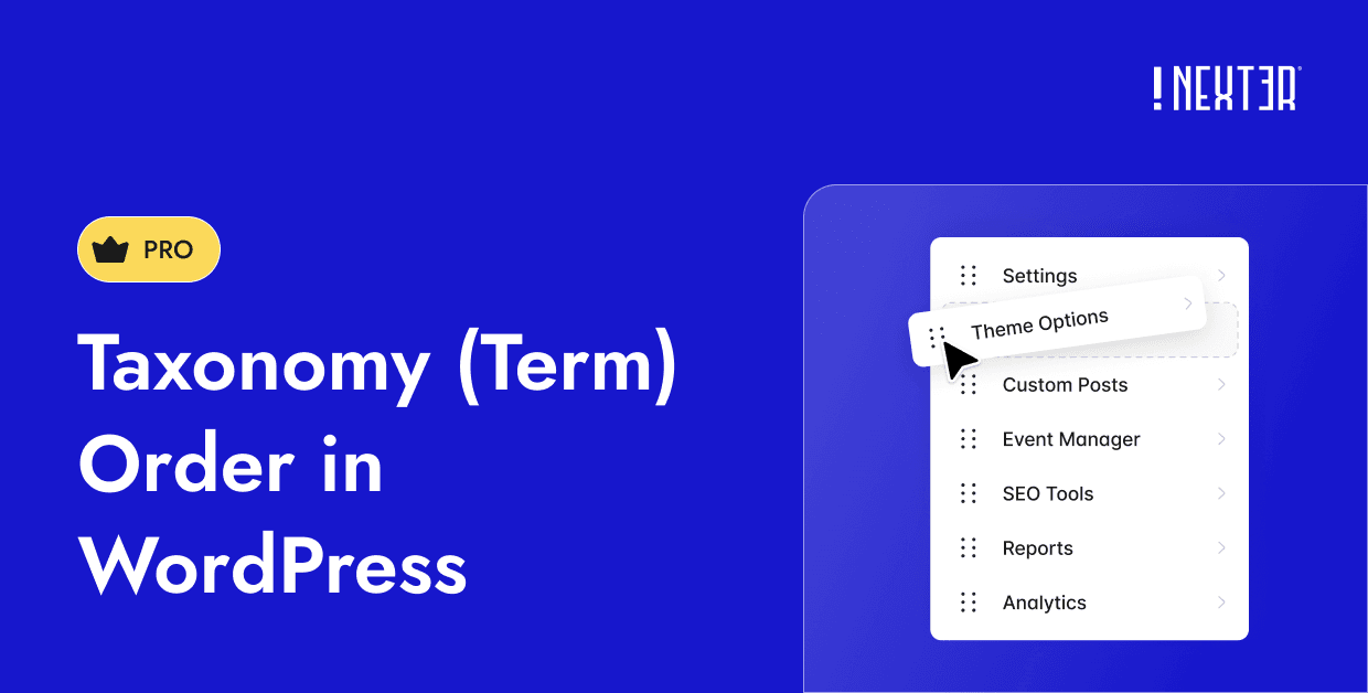 Taxonomy (Term) Order in WordPress 