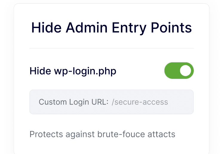 Change WP Admin Login URL for WordPress