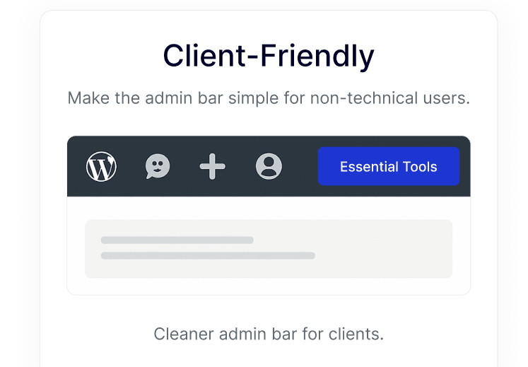 Clean Admin Bar in WordPress