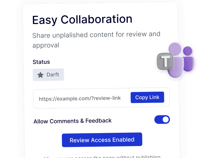 Public Preview for Drafts in WordPress