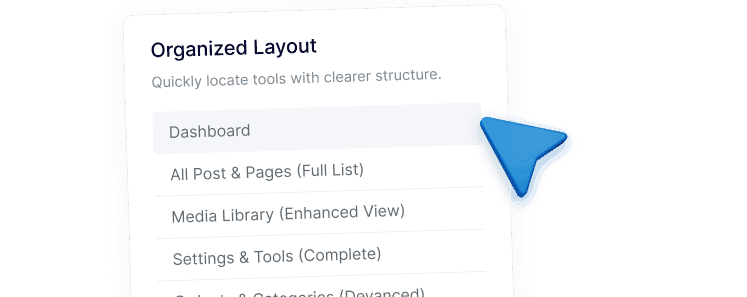 Wider Admin Menu in WordPress