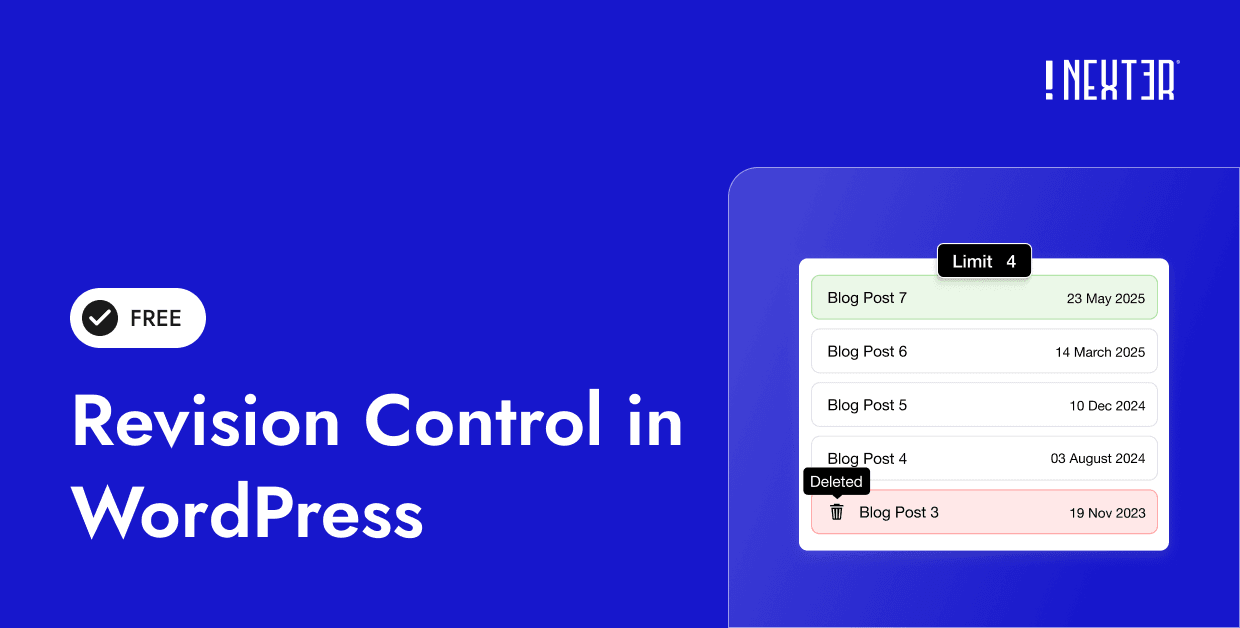Revision Control in WordPress Posts, Pages & CPTs