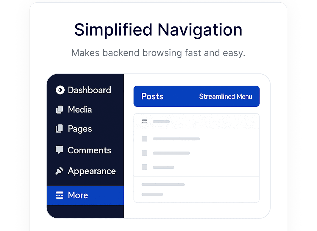 Admin Menu Organizer for WordPress Admin Menu Organizer for WordPress