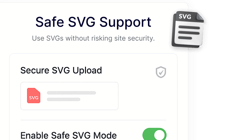 Upload SVG Files to WordPress