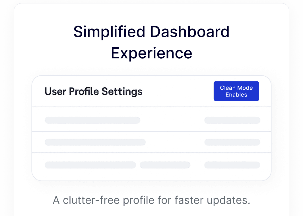 Clean User Profile in WordPress