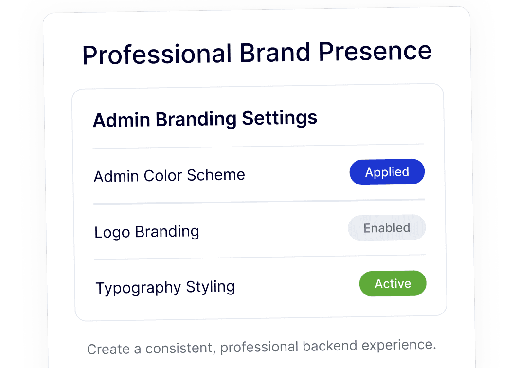 Branded Admin Interface for WordPress