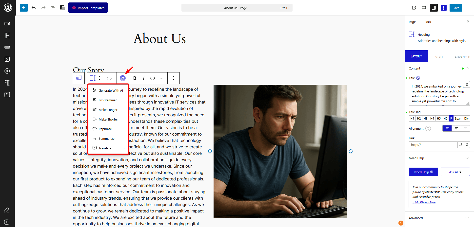 How to Use the AI Text Generator of Nexter Blocks? How to Use the AI Text Generator of Nexter Blocks?