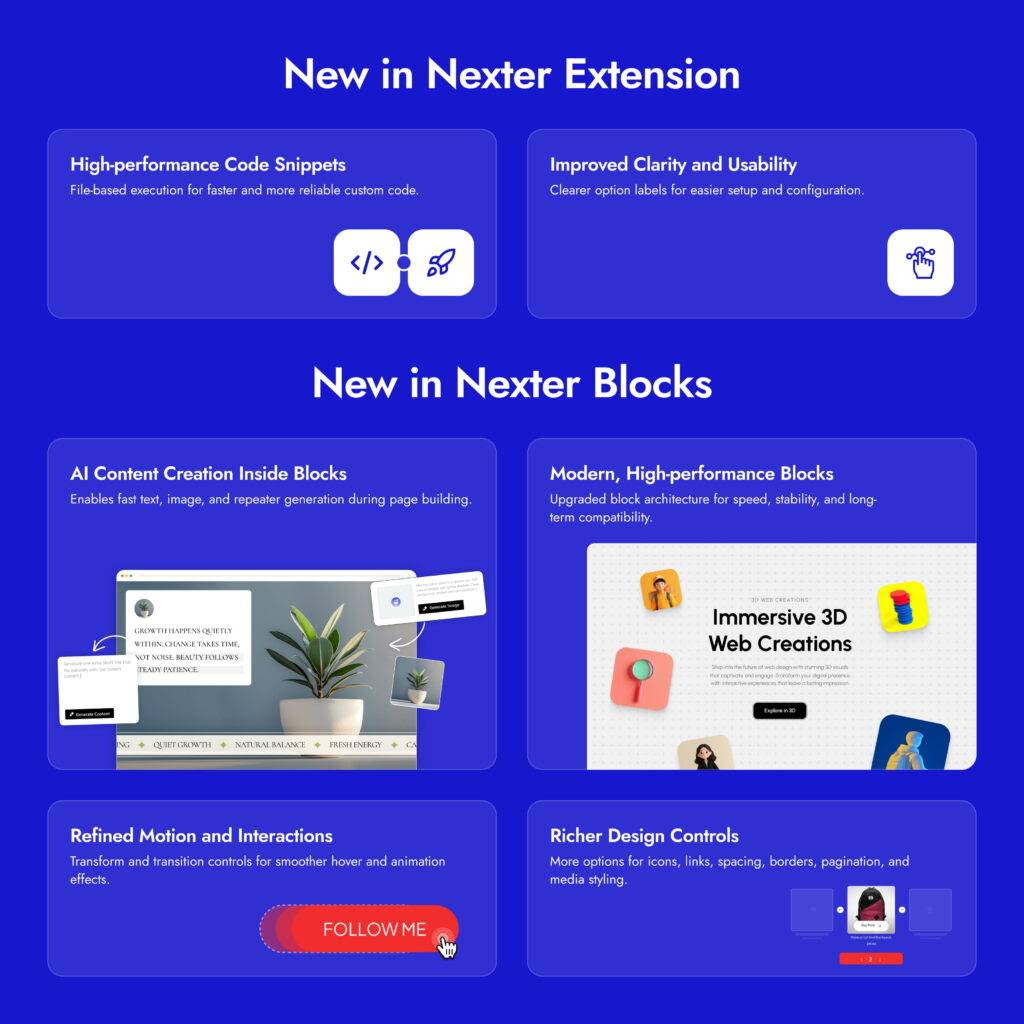 🗞️January 2026 Updates | AI in Nexter Blocks Is Here And That’s Not All 