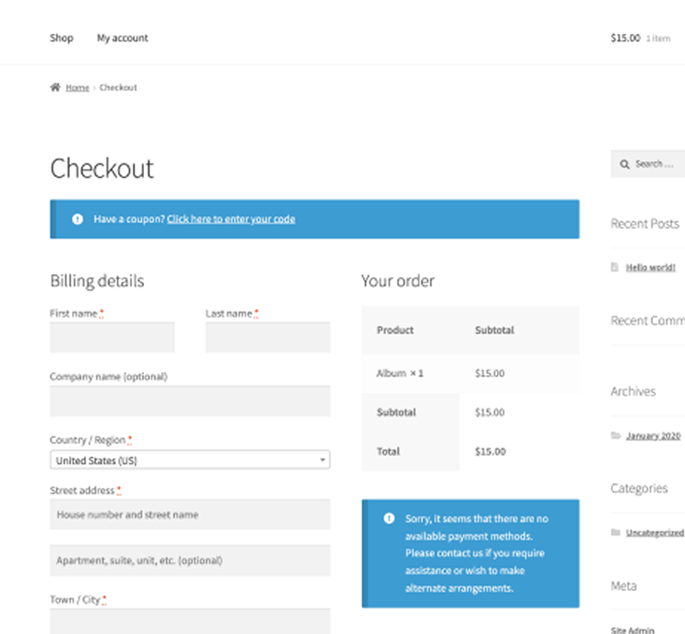checkout-before